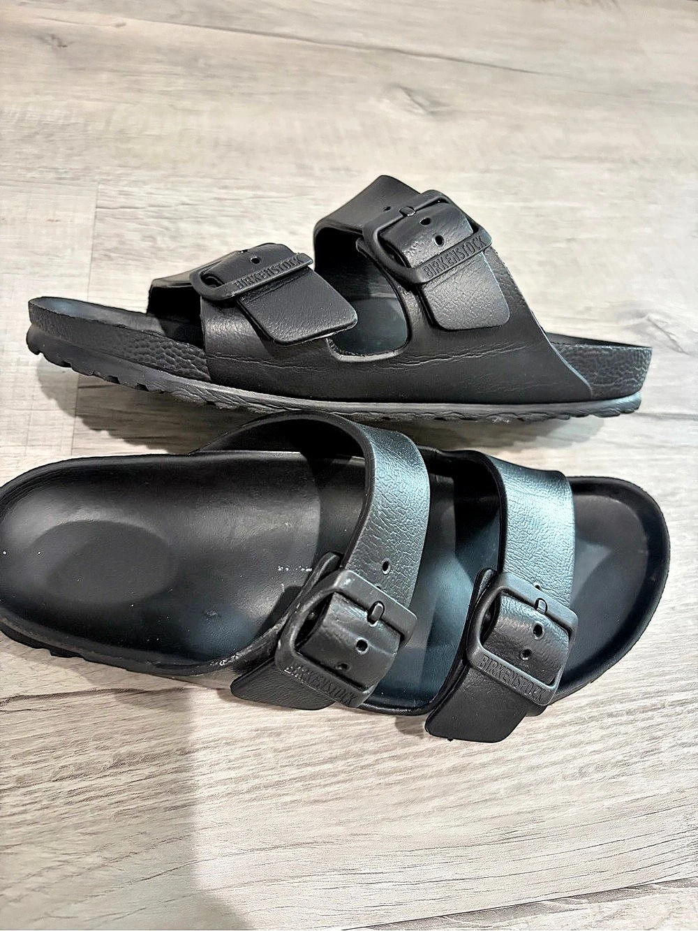 Birkenstock Arizona EVA Double Buckle Sandals in Black EU 38